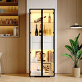 Meuble vitrine marron, contemporain, ideal pour interieur