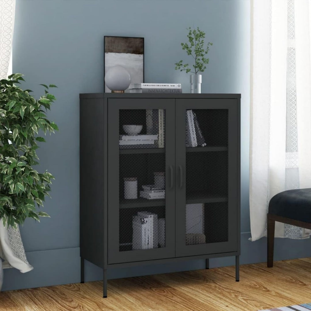 Jolie armoire gris fonce