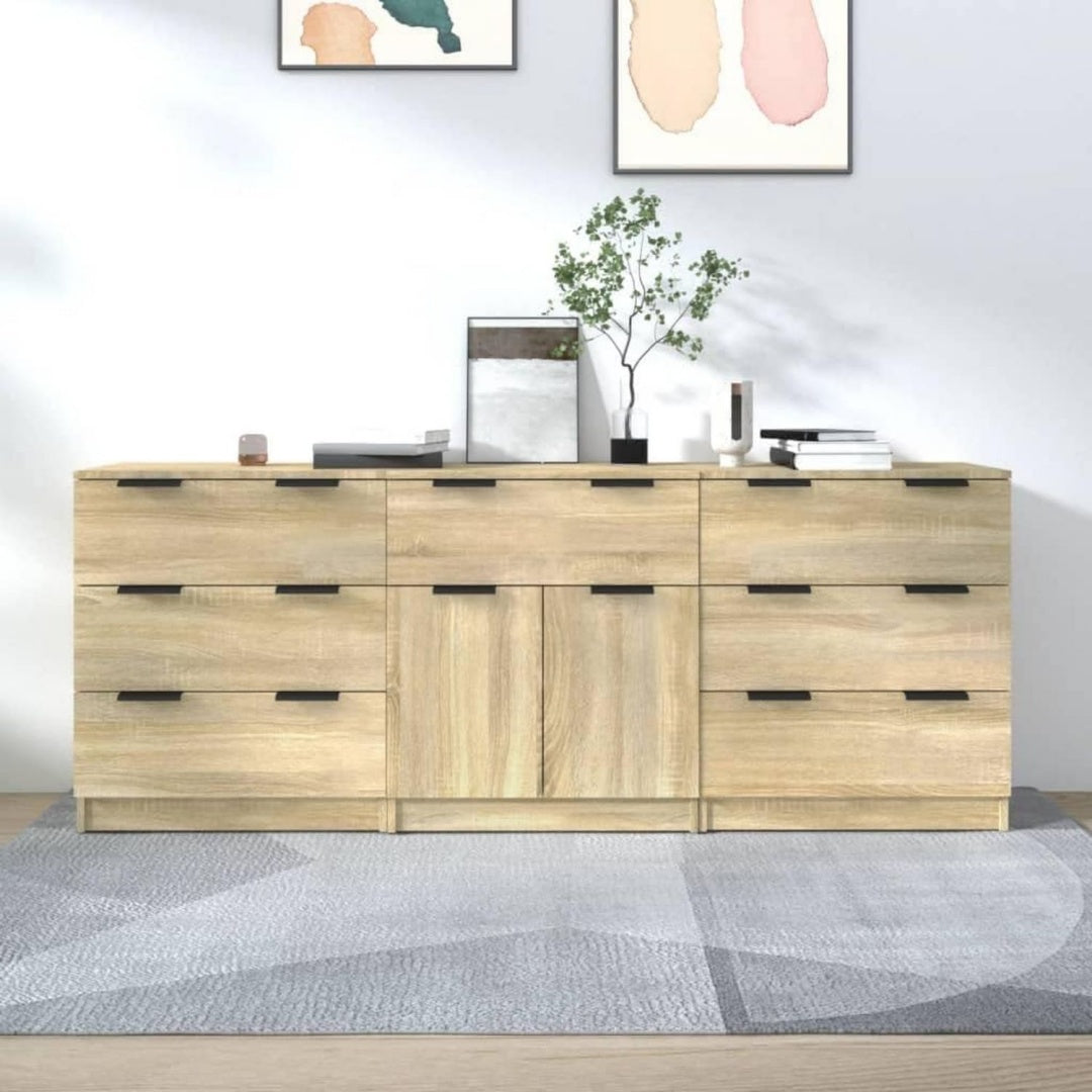 Joli buffet en chene et contreplaque