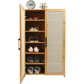 Armoire pour le salon marron contemporaine