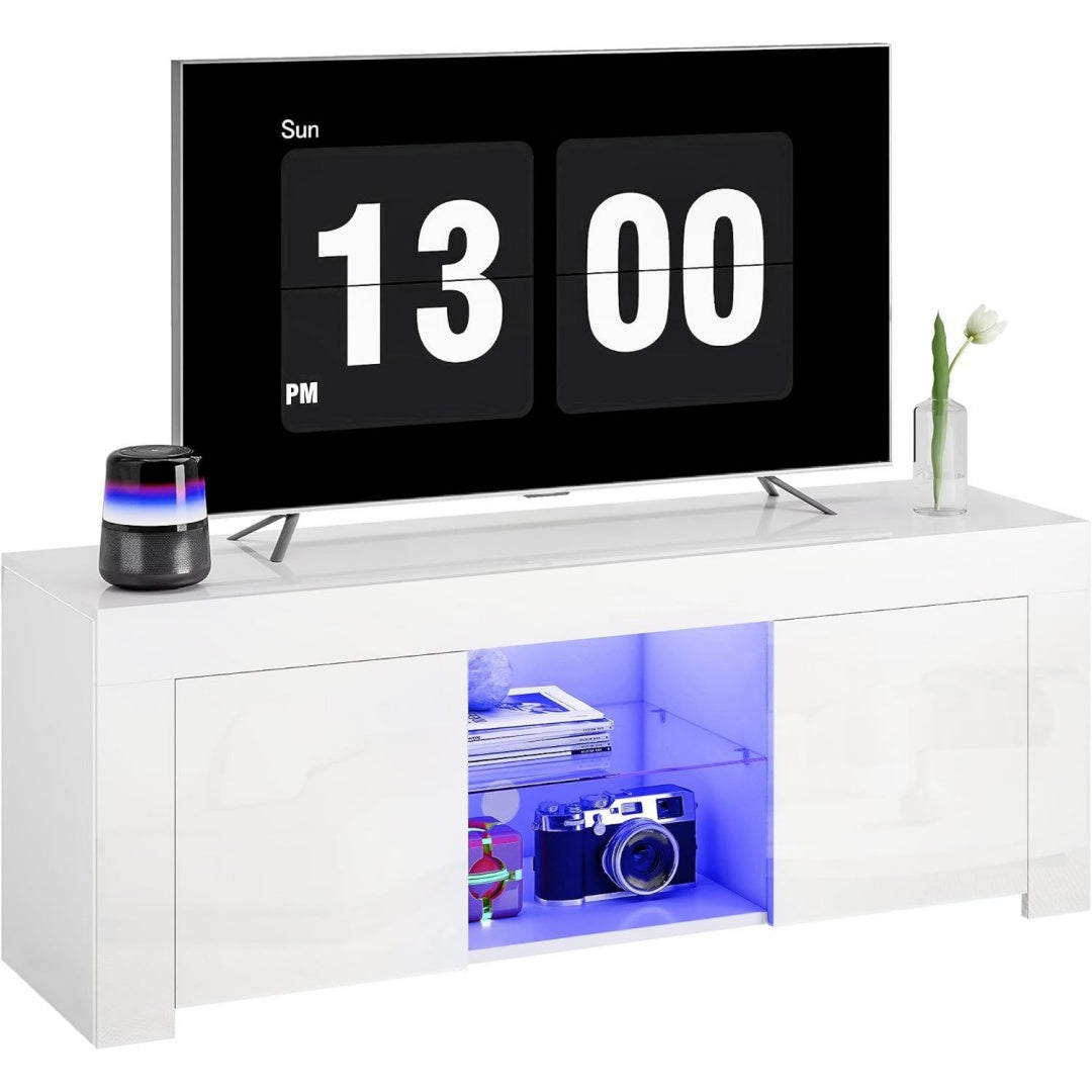 Meuble TV gris clair
