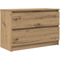 Meuble TV polyvalent 2 tiroirs en bois
