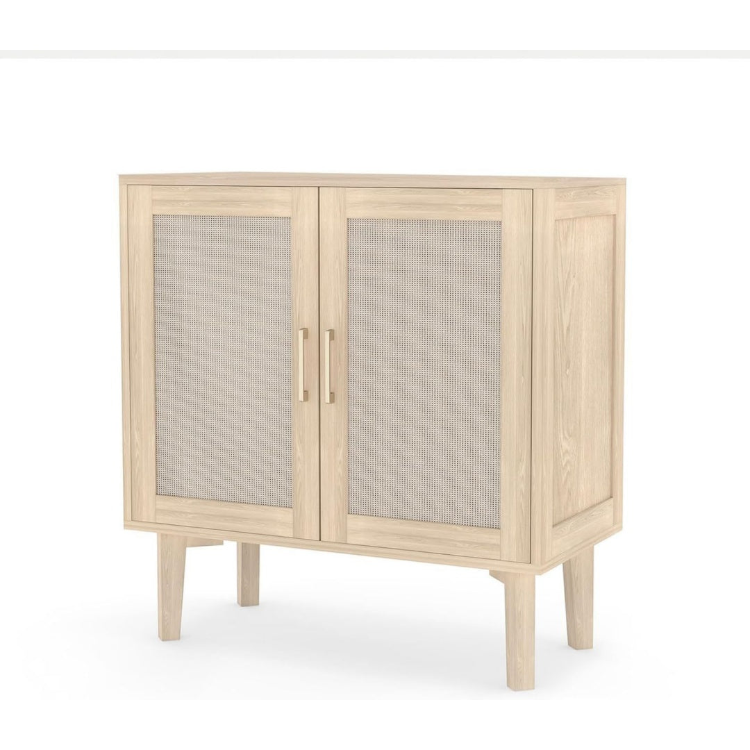 Buffet moderne en bois massif et chene