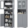 Meuble sur pied gris, installation murale, gain de place, rangement optimise