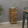 Meuble de rangement gris en bois, industriel et elegant