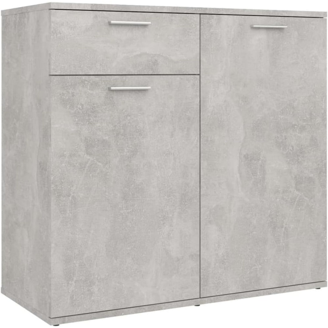 Vaisselier gris 36 x 80 x 75 cm, structure metallique