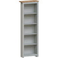 Bibliotheque gris, 5 etageres