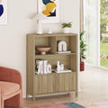Commode beige 77 x 110 x 30 cm design elegant