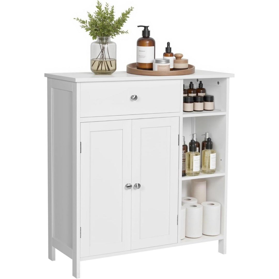 Meuble sur pied gris clair, 75 x 30 x 80 cm