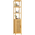 Colonne de rangement orange 34 x 33 x 170 cm
