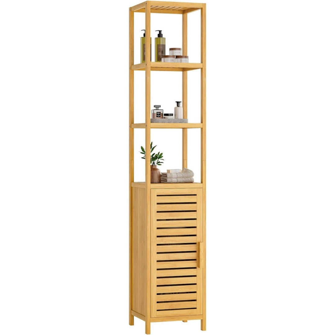 Colonne de rangement orange 34 x 33 x 170 cm