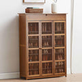 Elegante armoire a chaussures marron