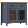 Buffet avec 2 portes bleu fonce