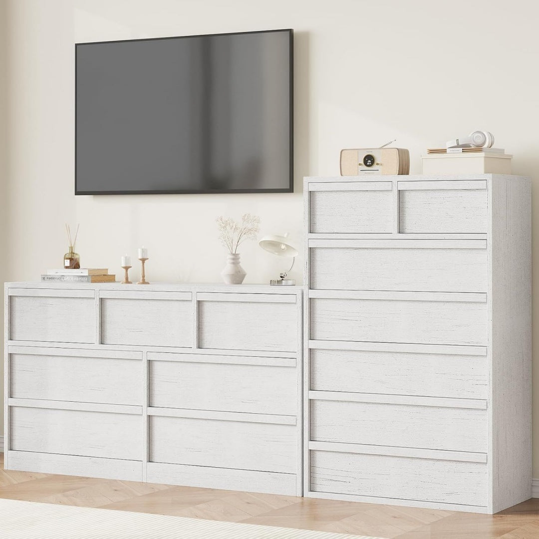 Commode pratique gris clair