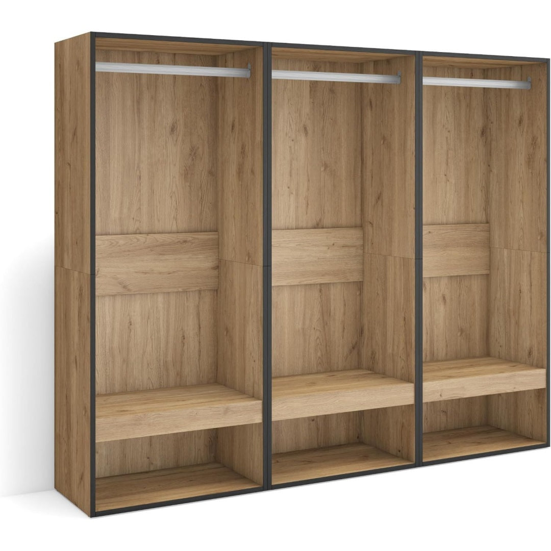 Fonctionnelle armoire avec une fixation murale invisible