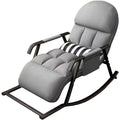 Fauteuil a bascule Grise 62 x 126 x 55 cm