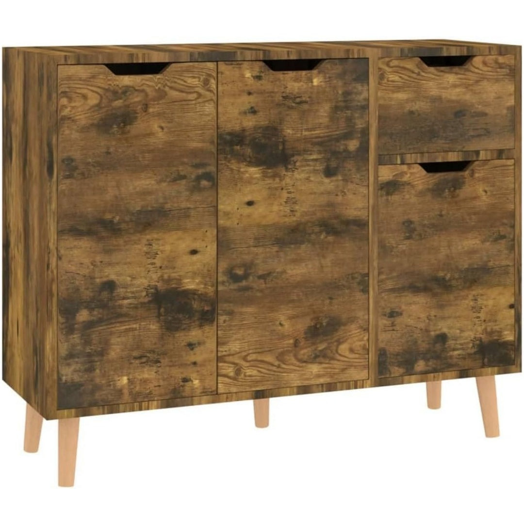 Buffet marron, 30 x 90 x 72 cm, mural