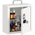 Armoire de rangement verrouillable gris clair