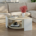 Design moderne table basse marron 75 x 75 x 40 cm